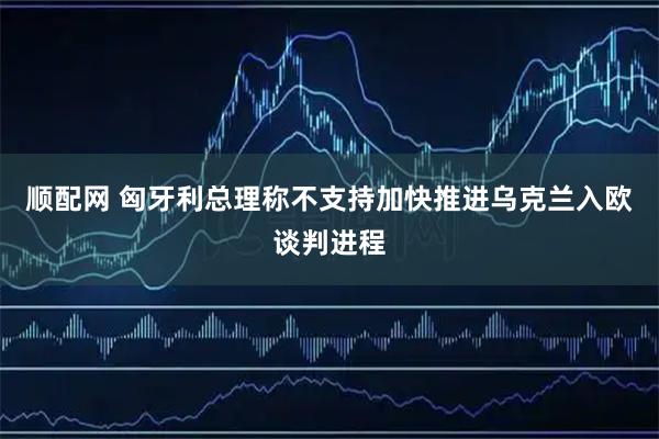 顺配网 匈牙利总理称不支持加快推进乌克兰入欧谈判进程